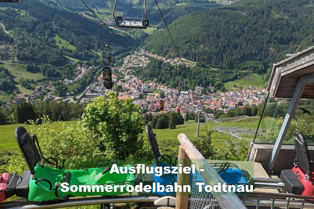 Wohlfuehl-Ferienwohnung 80 Qm, 8 Personen, Aussicht & Heimkino Todtnau Exterior photo